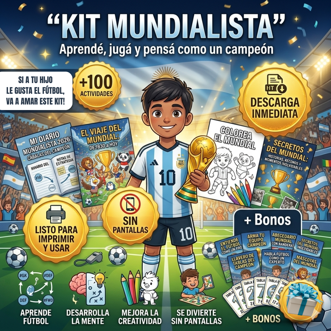 KIT MUNDIALISTA: LEGADO DE CAMPEONES